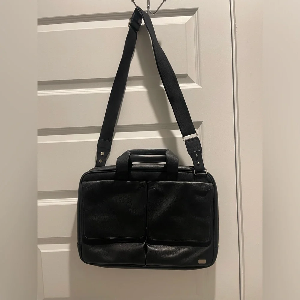 Dunhill AVORITIES messenger leather work Business Bag